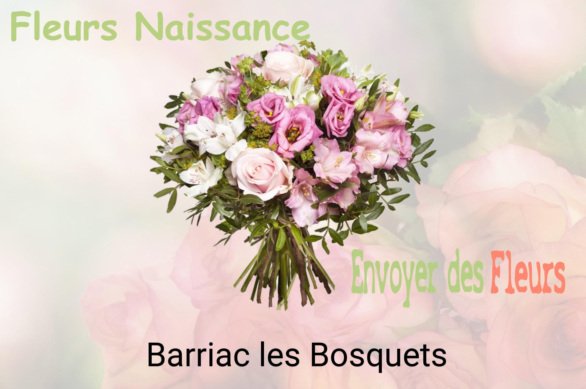 Bouquet de fleurs de naissance livré à Barriac-les-Bosquets
